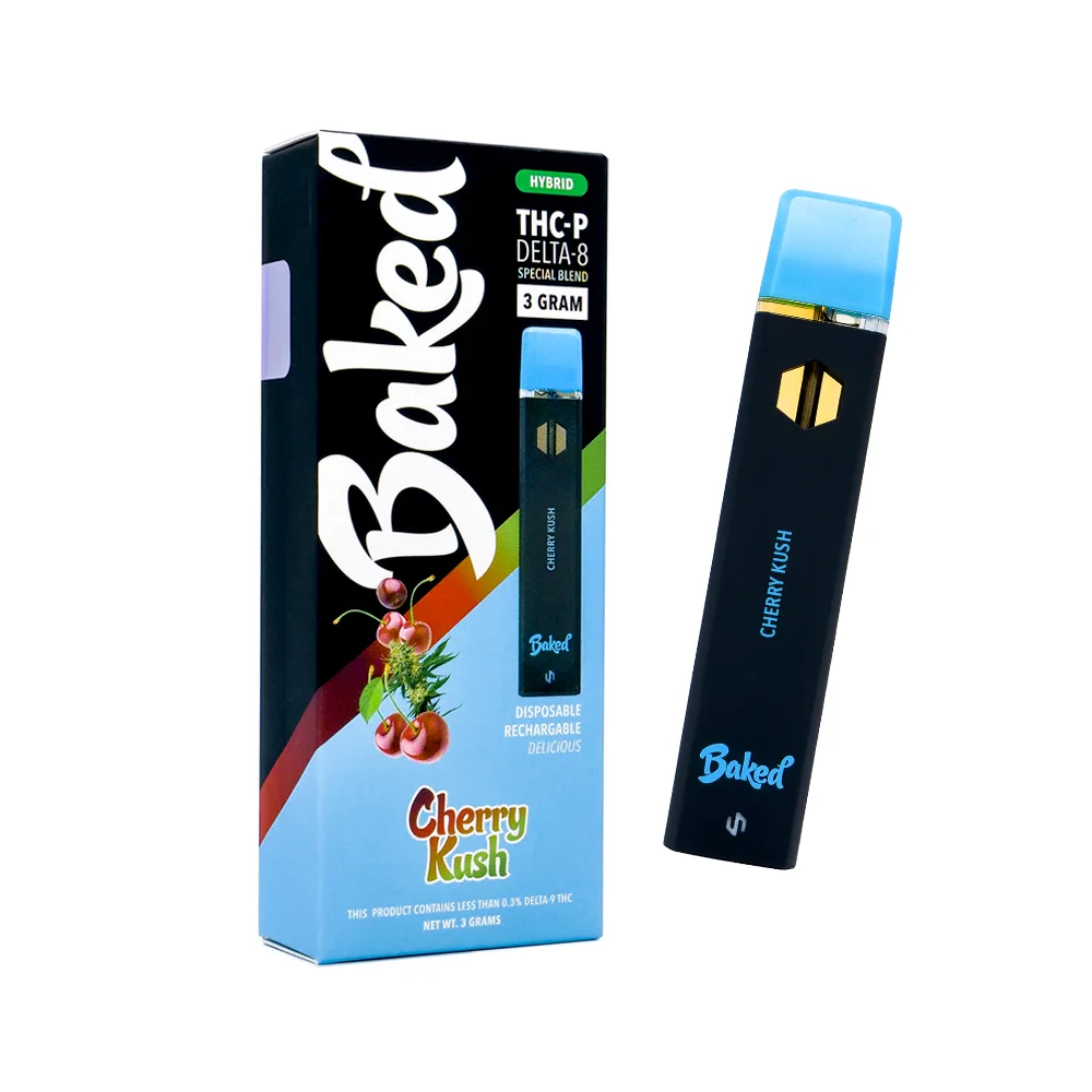 Baked D8 + THCp Vape 3g — Cherry Kush