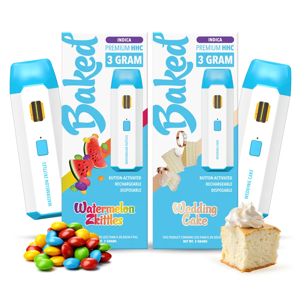 Baked HHC Vape 3g — Indica 2'li Paket