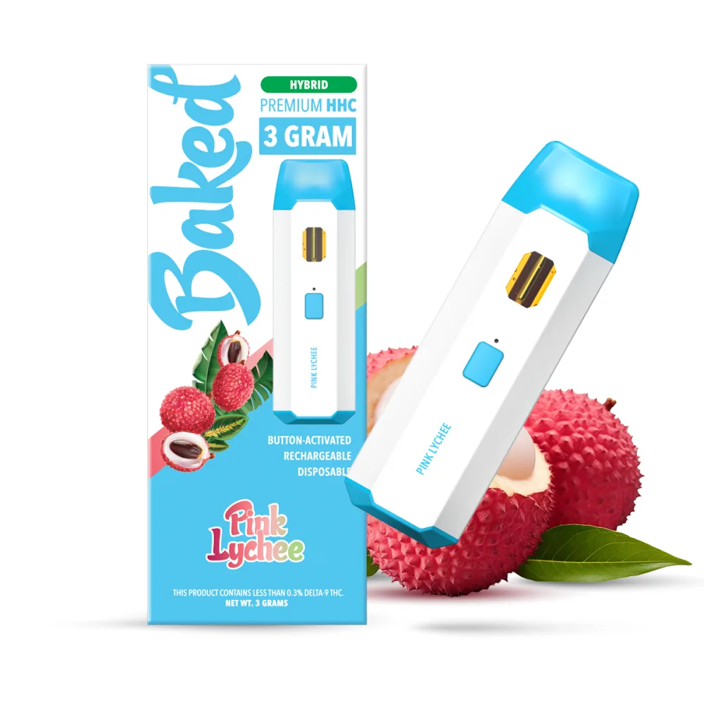 Baked HHC Vape 3g — Pink Lychee