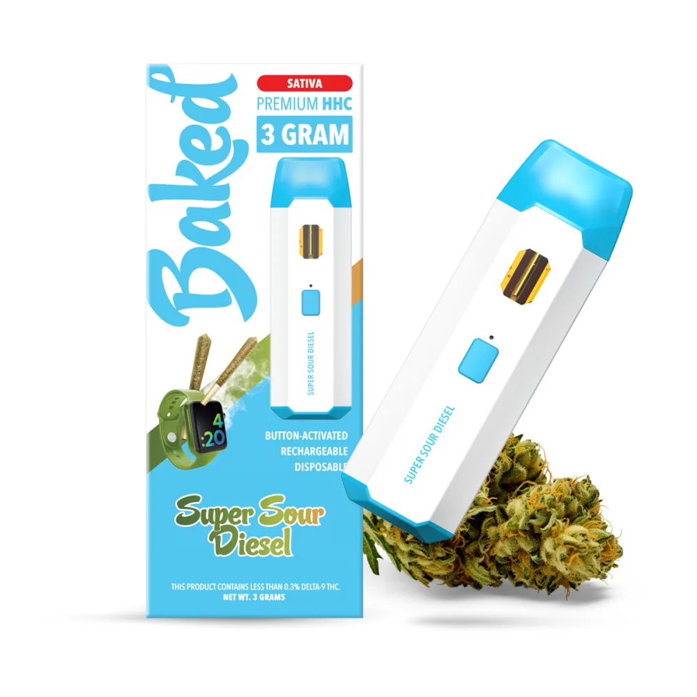 Baked HHC Vape 3g — Super Sour Diesel