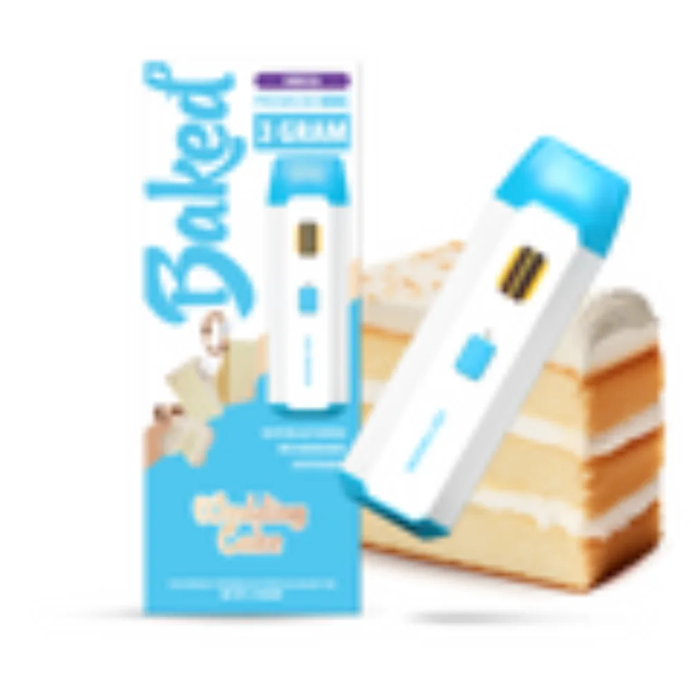Baked HHC Vape 3g — Wedding Cake