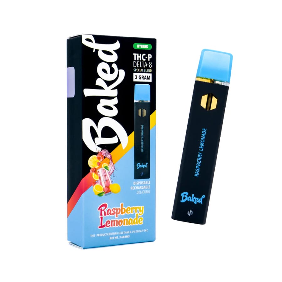D8 + THCp Vape Kalemi 3g — Ahududu Limonata (Hibrit)