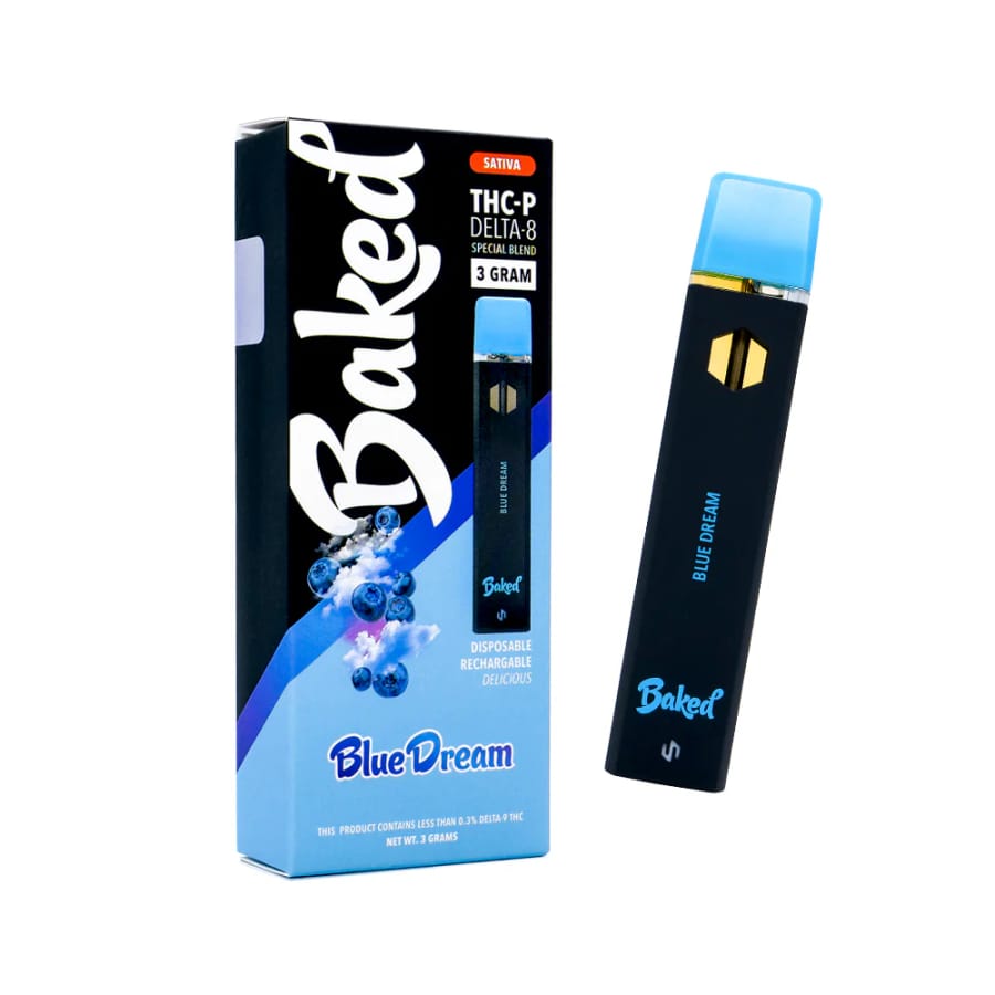 D8 + THCp Vape Kalemi 3g — Mavi Rüya (Sativa)