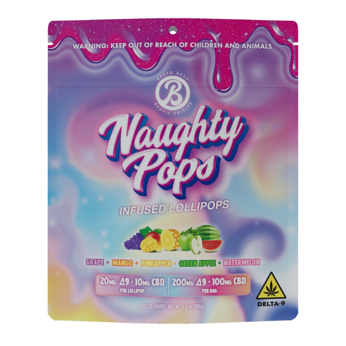 Naughty Pops 300mg