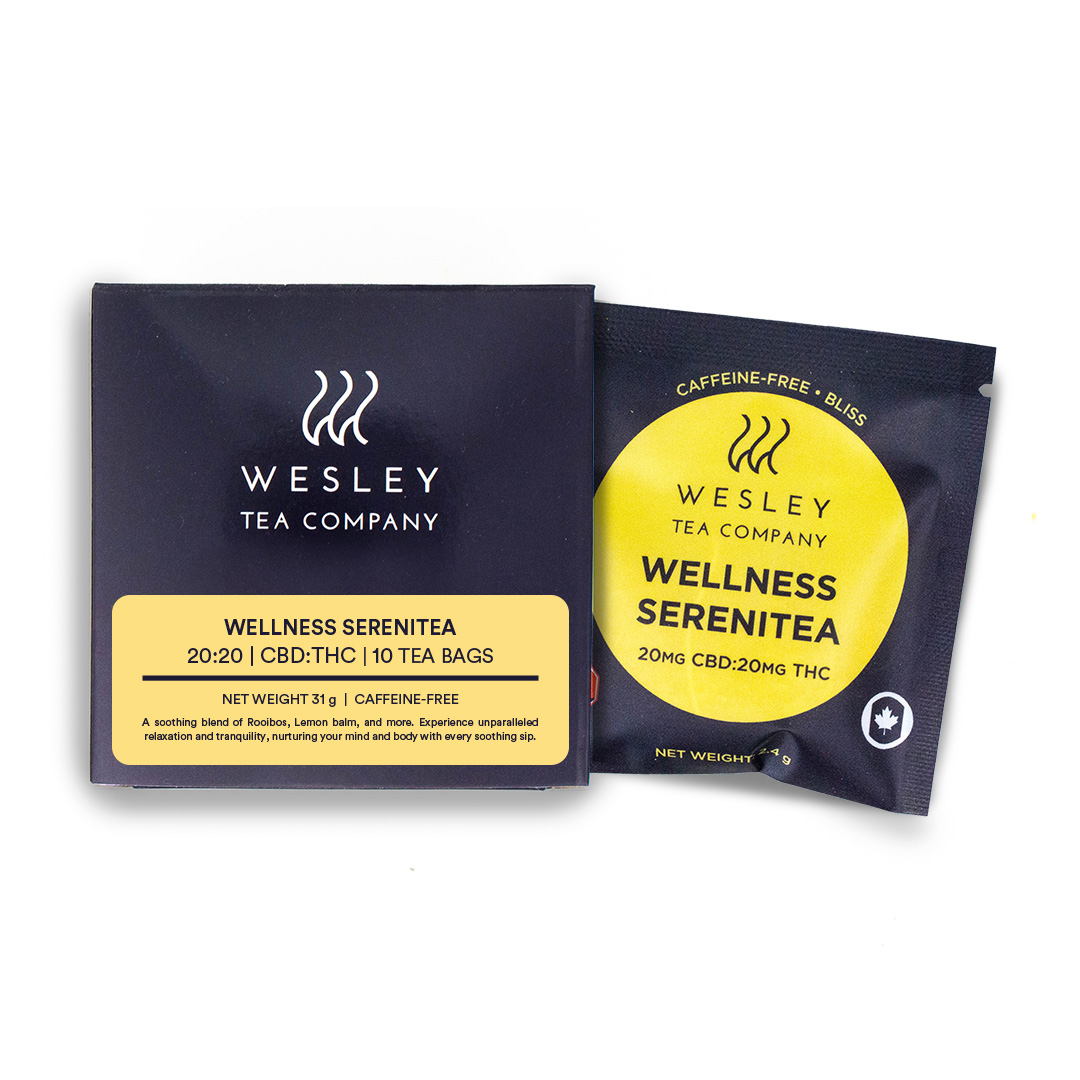 Wellness Serenitea 20mg CBD : 20mg THC
